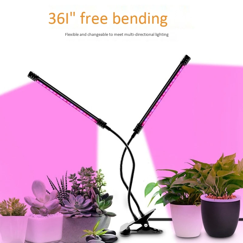 USB 30W Plant Grow โคมไฟ,Led Full Spectrum Growth หลอดไฟต้นกล้าดอกไม้ Phyto โคมไฟสําหรับในร่มพืช Hydroponic