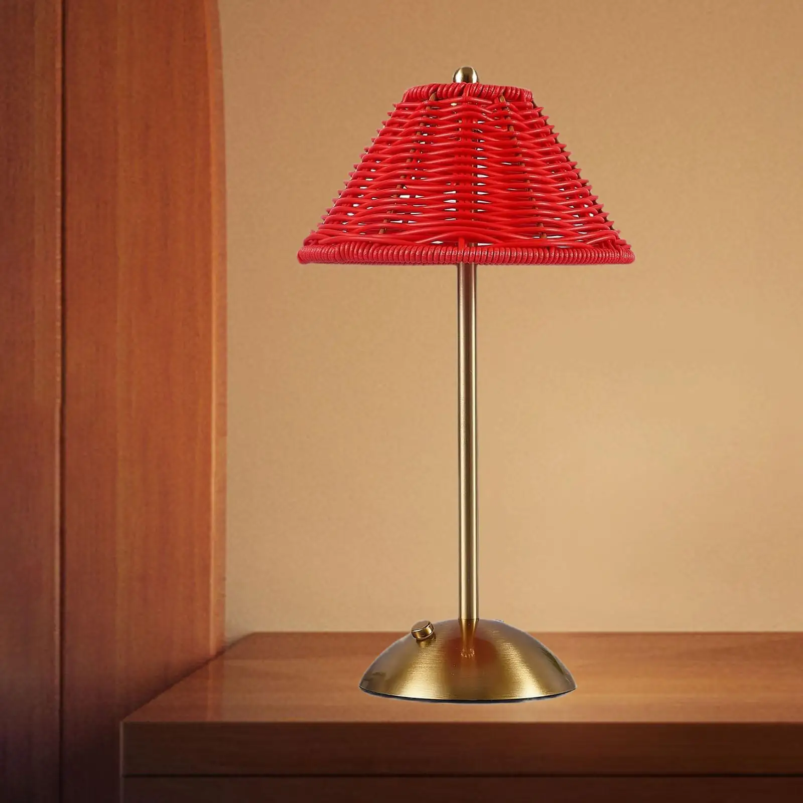 

Беспроводная настольная лампа, диммируемая, маленькая, современная, портативная светодиодная лампа, ночник, настольный светильник для декоративного акцента в гостиной