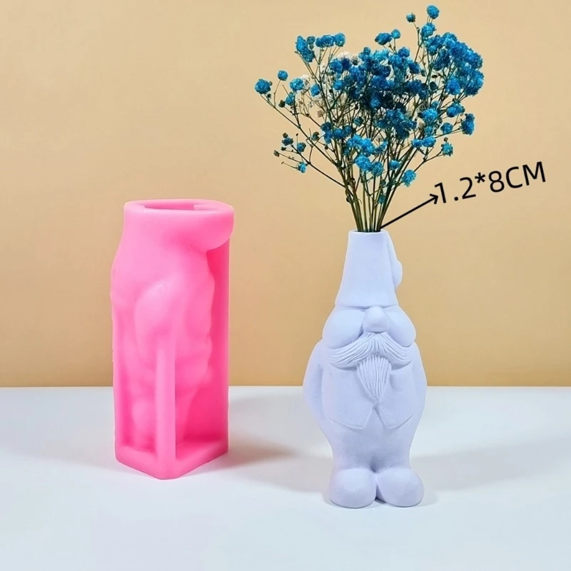 Silicone Flower Pots Mold Epoxy Resin Molds Gnome Pen Holder Holder Drop shipping