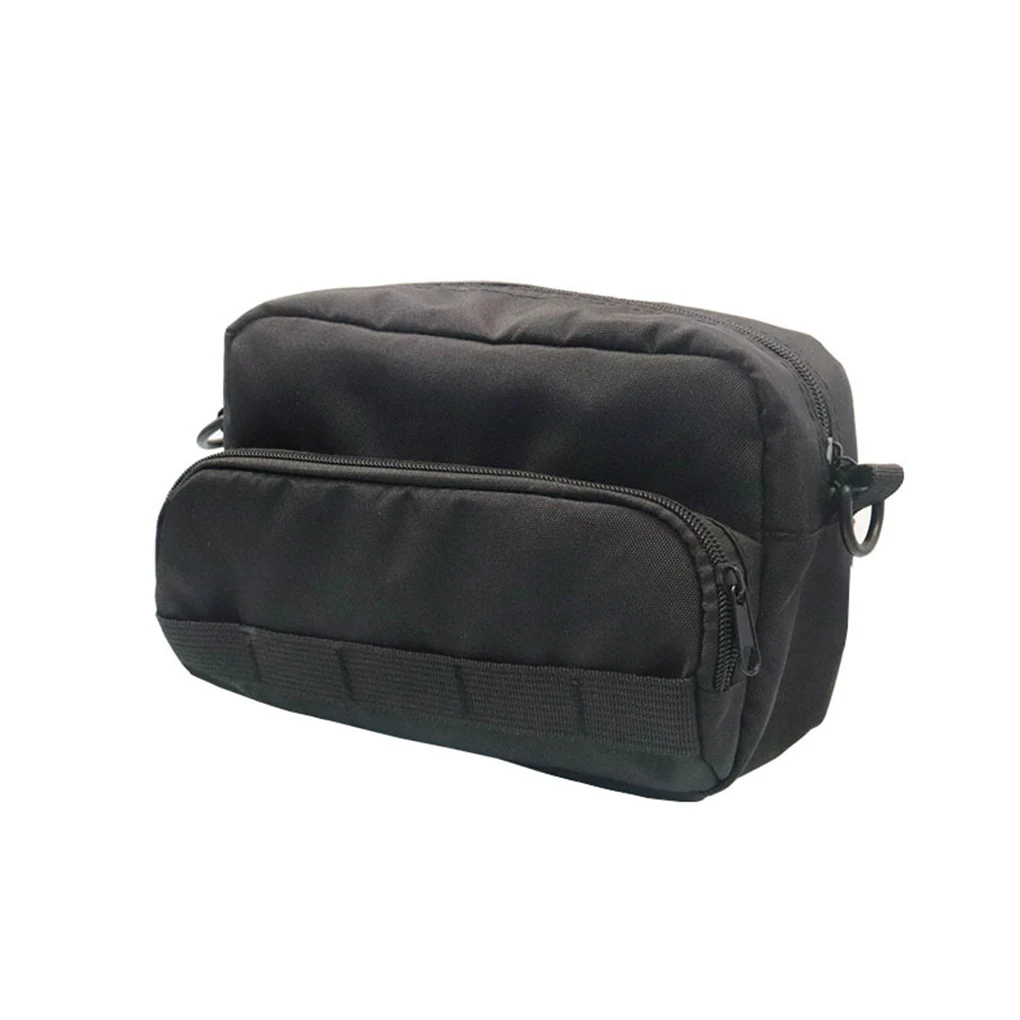 Polyester Easy-to-Access Motorcycle Bag With Layered Storage Classification Front Handle Handbag