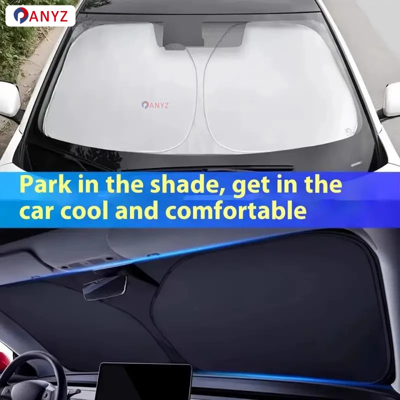For Volkswagen Atlas Cross Sport 2024-2026 Car Windshield Sunshade Cover Front Window Sun Shade Heat Insulation Auto Accessories