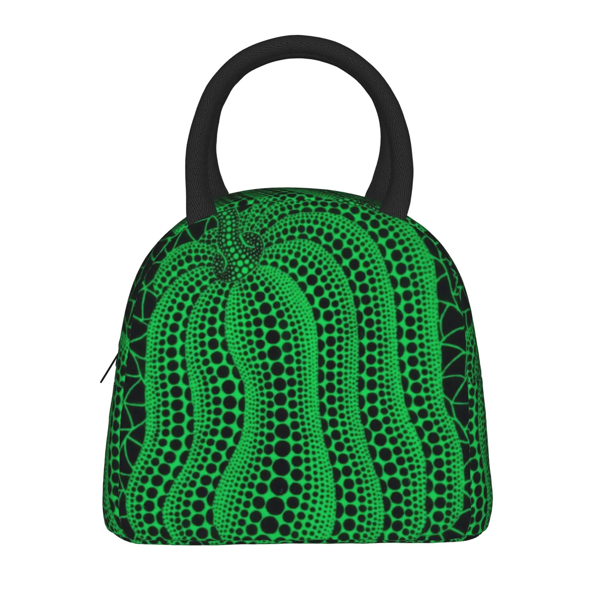 Pumpkin Yayoi K-Kusama  Insulated Lunch Bag Thermal Bag Lunch Container  Leakproof Tote Lunch Box Food Handbags School  Outdoor