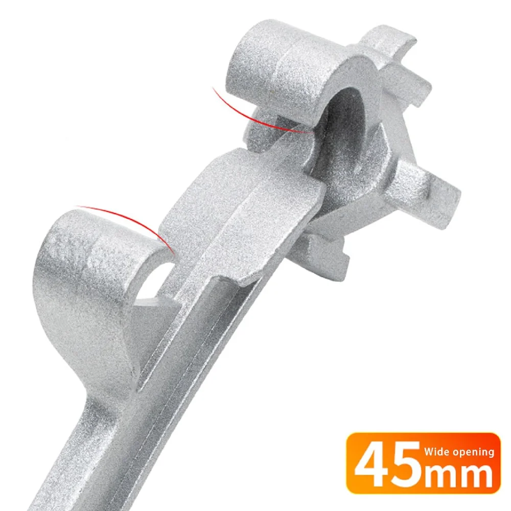 Practical 3 in 1 Drum Wrenches and Paint Can Opener for 5 to 55 Gallon Barrels Sturdy Alloy Drum Lid Opener