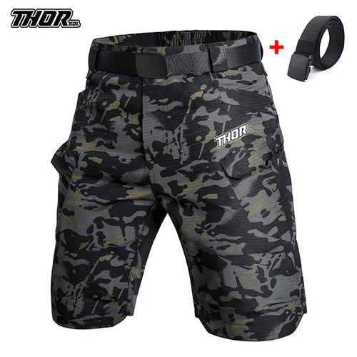 Imagen 1 del producto THORSOL Ciclismo pantalones cortos para bicicleta de montaña ropa de motocicleta para hombre pantalones cortos de bicicleta MTB Abbigliamento Ciclismo Uomo