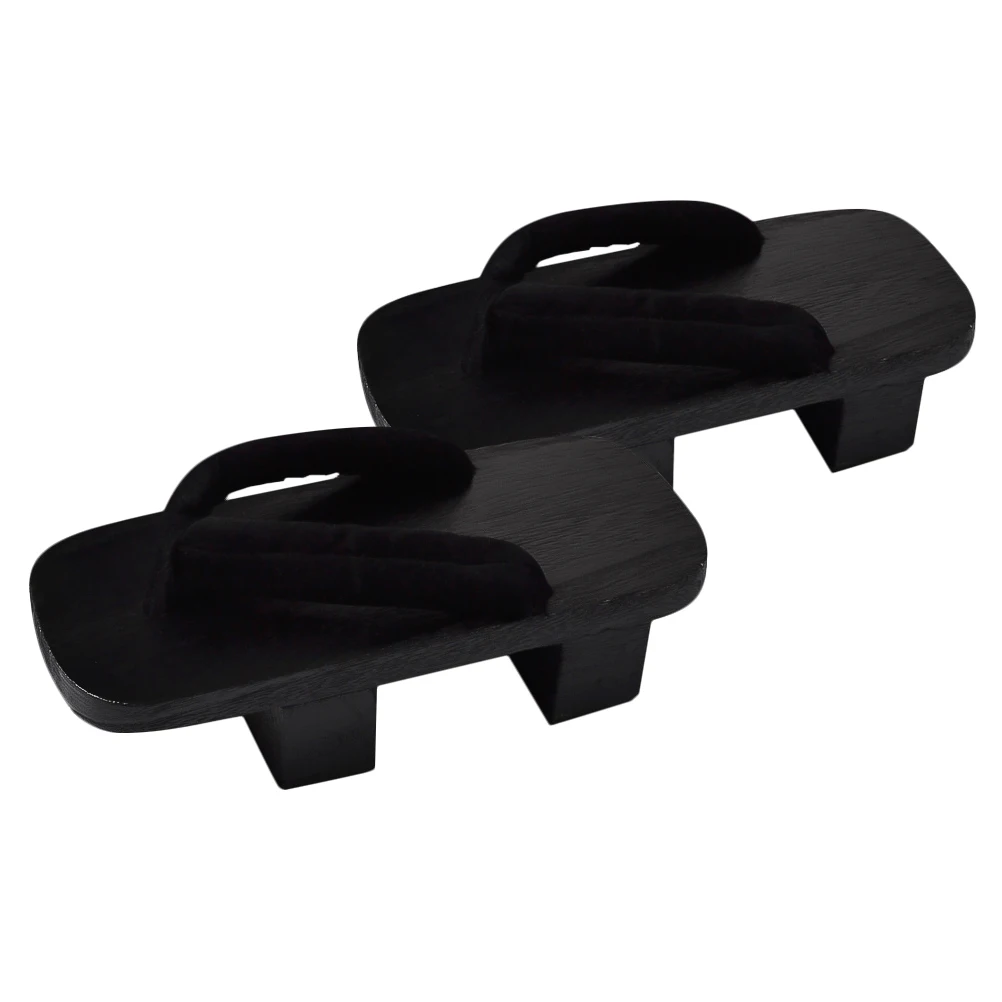 

1 Pair Japanese Geta Slippers Wooden Clogs Sandals Summer Platform For Women Men Casual Slip-On Shoes 40 24Cm 7Us