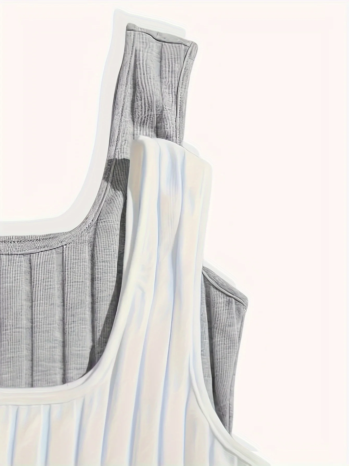 

A new elegant and stylish women's sleeveless round-neck fitted vest set of four pieces