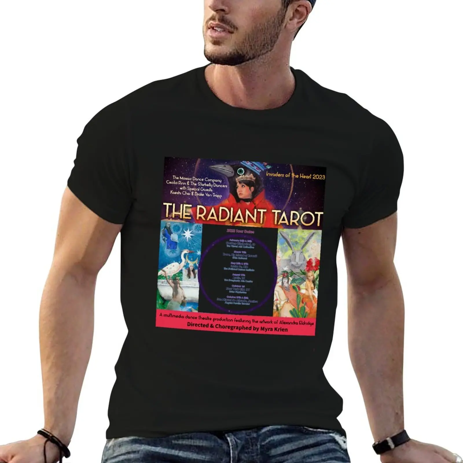 

The Radiant Tarot Tour T-Shirt t shirt men 100% cotton luxury brand t shirts for man cotton funny T-Shirt