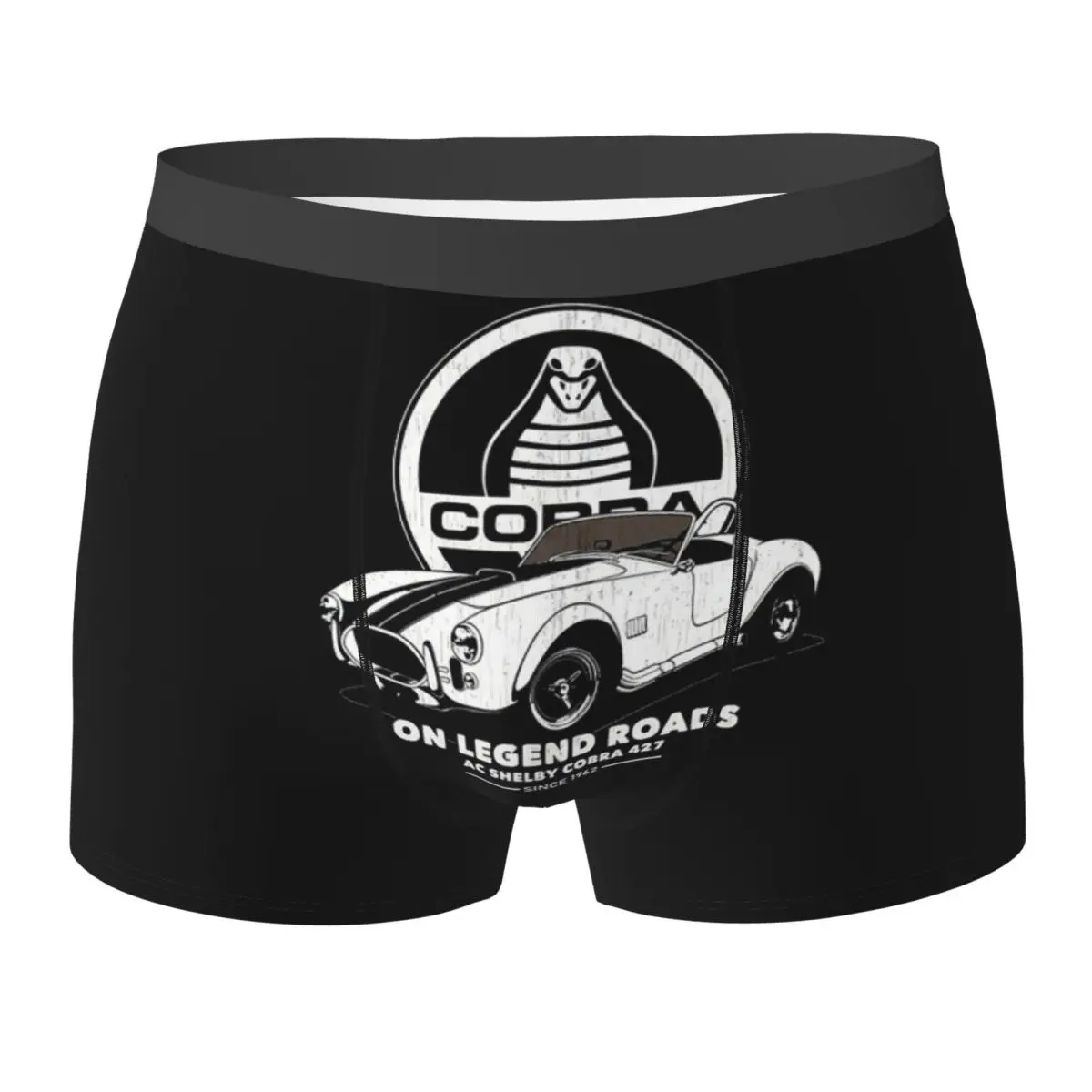 Boxer Underpants Shorts Ac Cobra W Panties Men's Breathable Underwear for Homme Man Boyfriend Gift