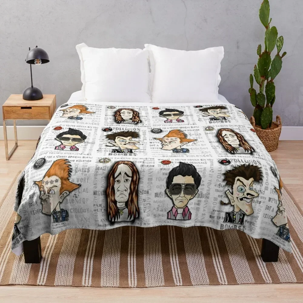 

The Young Ones Quotes Throw Blanket Cute Picnic Furry Blankets