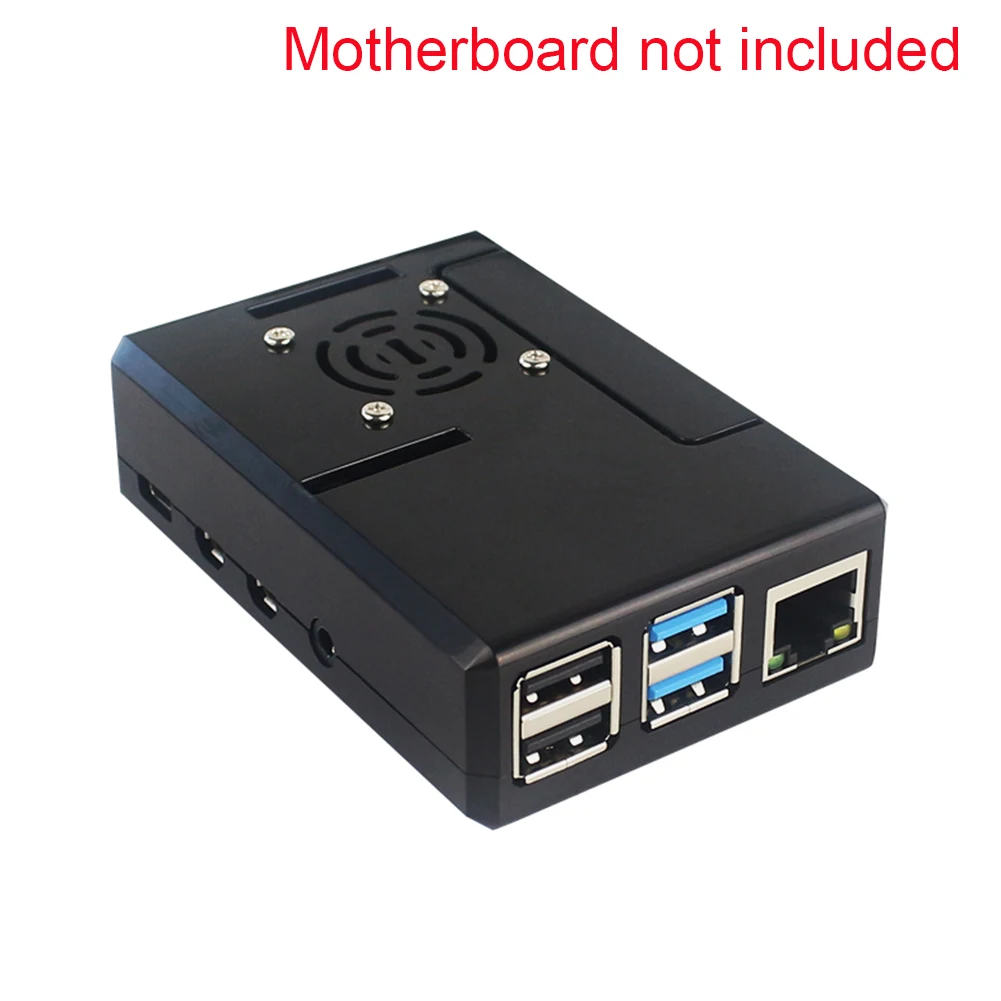 Parts Accessories Durable Compact Demo Board Interfaces Ports Cover Protective ABS Case With Cooling Fan4