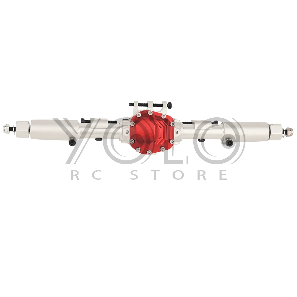 SCX10 II Aluminum Alloy CNC Straight Front Rear Axle 29T/8T for 1/10 RC Crawler Axial AR44 90047 90046 Kit Metal Upgrade Parts image 3