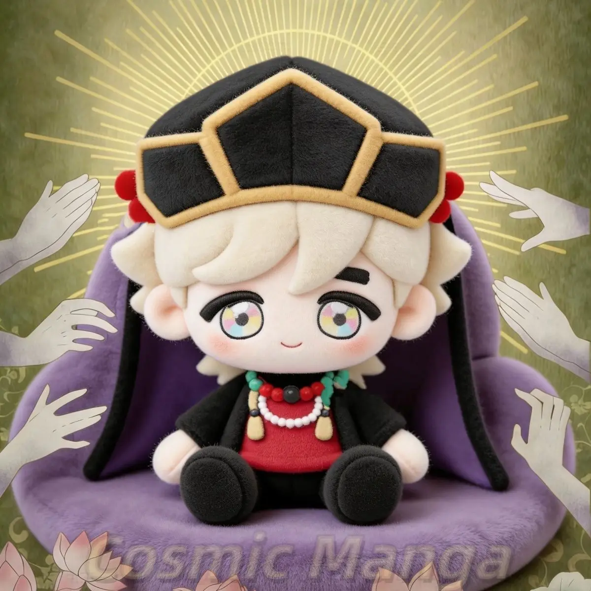

Game Anime Cosplay No Attributes 40cm Cartoon Figure Idol Body Dress Up Sitting Posture Pillow Birthday Gift Halloween