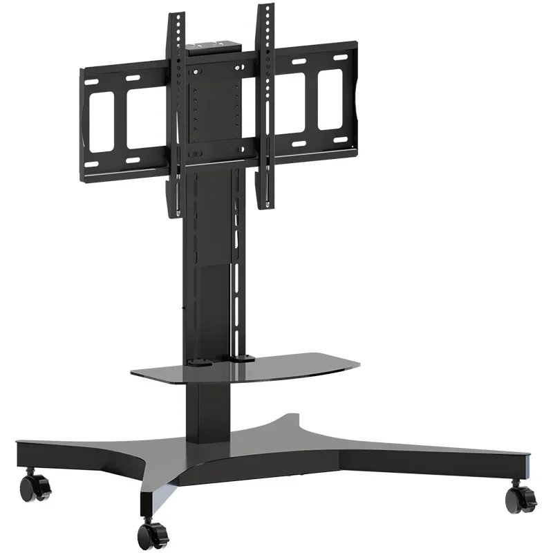 Lifting bracket floor hidden telescopic cabinet wireless remote control automatic telescopic rod