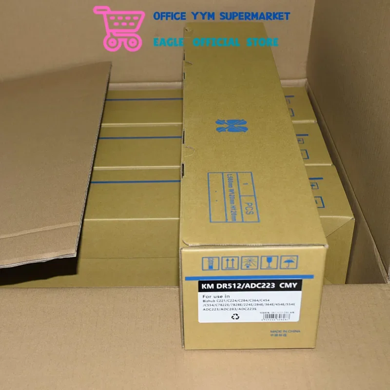 

1 шт. барабанный блок DR512 C224 для Konica Minolta Bizhub C284 C364 C454 C554 C221 C221S C281 C224e C284e C364e C454e комплект CMYK DR-512