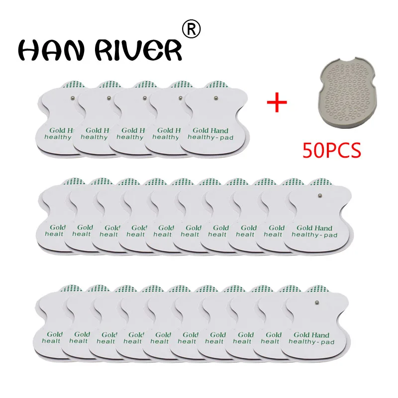 

JR309 50pcs/lot Electrode Pads For Tens Acupuncture Heath care Digital Therapy Machine Slimming Massager JR-309 Massager