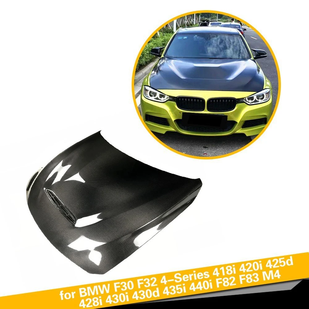 

Carbon Fiber Car Racing Hood Bonnet Engine Cover for BMW 3 4 Series F30 F32 F80 F82 F83 M3 M4