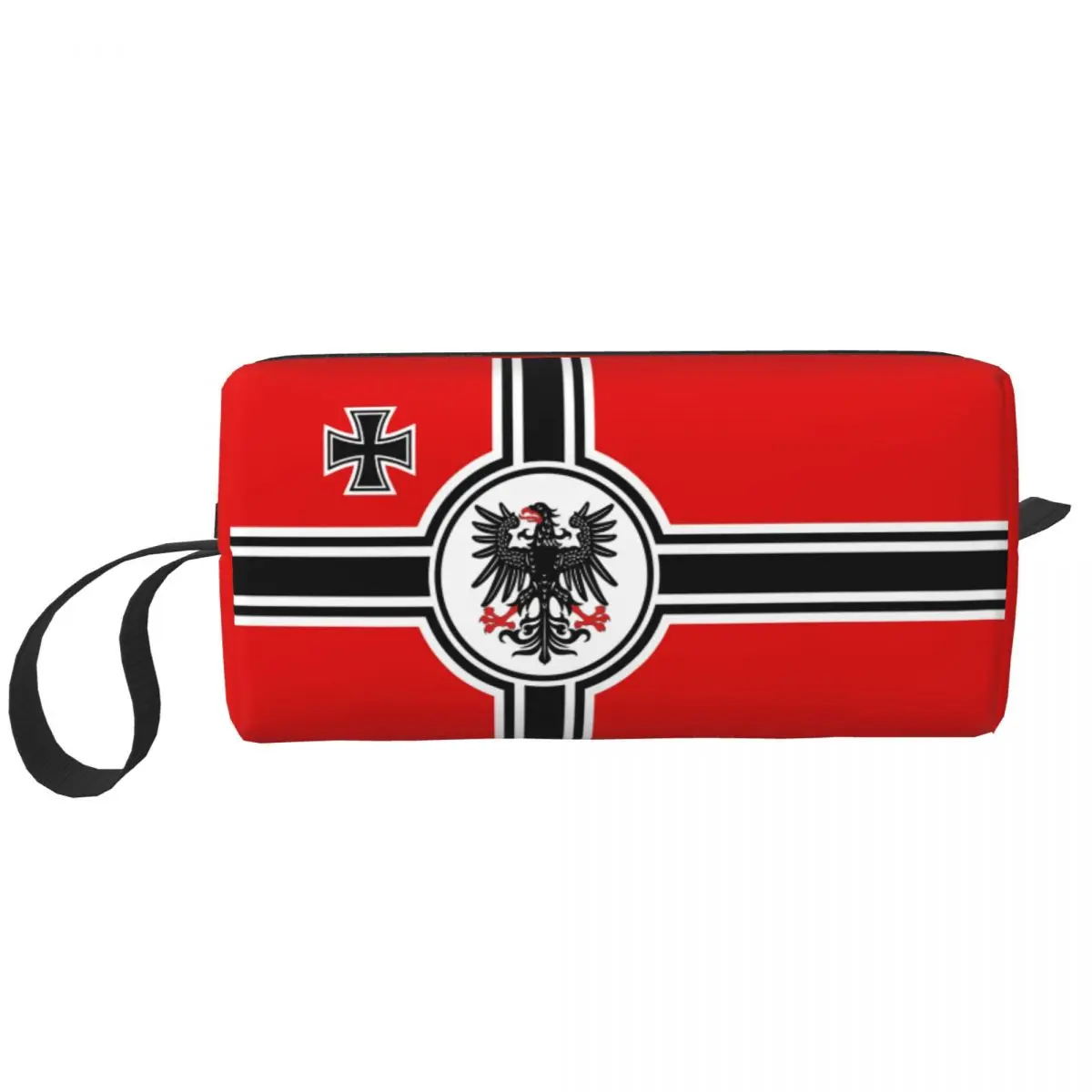 German DK Reich Empire Of Flag Cosmetic Bag Big Capacity Germany Proud Makeup Case Beauty Storage Toiletry Bags Dopp Kit Case