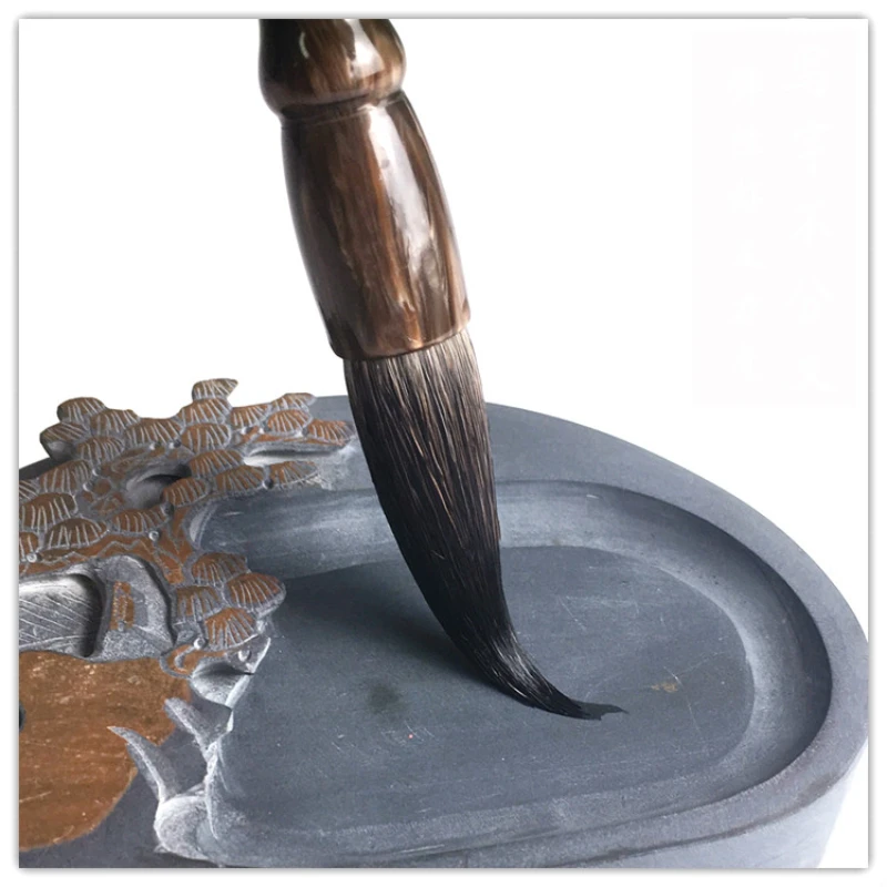 Jeu de pinceaux de calligraphie en cheveux d\'ours, ensemble de pinceaux d\'écriture et d\'écriture, pour peinture d\'art de paysage chinois, Tinta chine