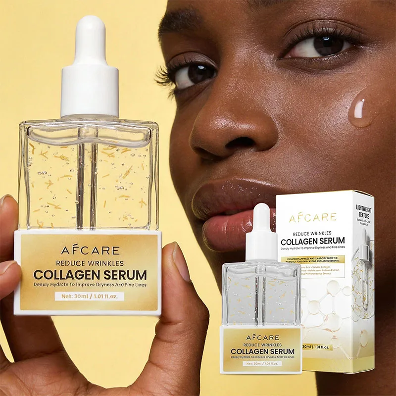 Collagen Boost Face Serum for All Skin Types - Smoothing Fine Lines Firming Moisturizer Radiance Soft Balanced Skin