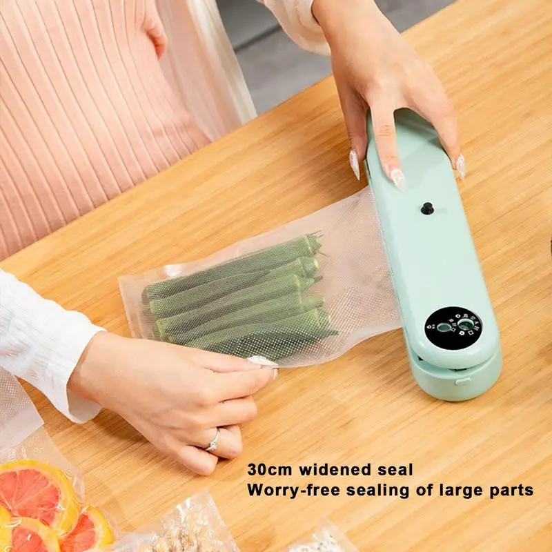 Mini Vacuum Sealer Portable Air Sealer Machine For Food Powerful Suction Small Food Vacuum Sealer For Food Vacuum Packaging Food