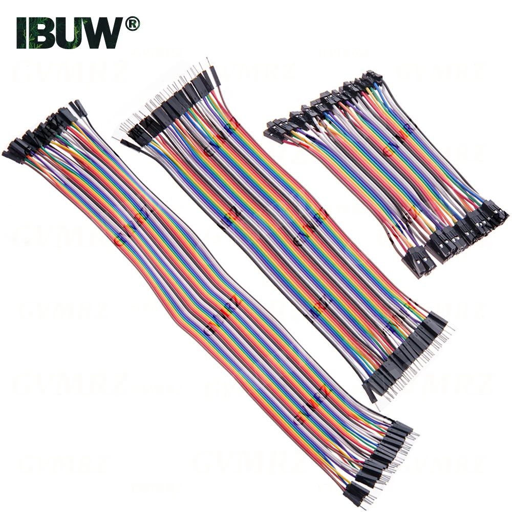 Dupont Line 10CM 20CM 30CM 40Pin Male to Male + Male to Female and Female to Female Jumper Wire Dupont Cable for Arduino DIY KIT