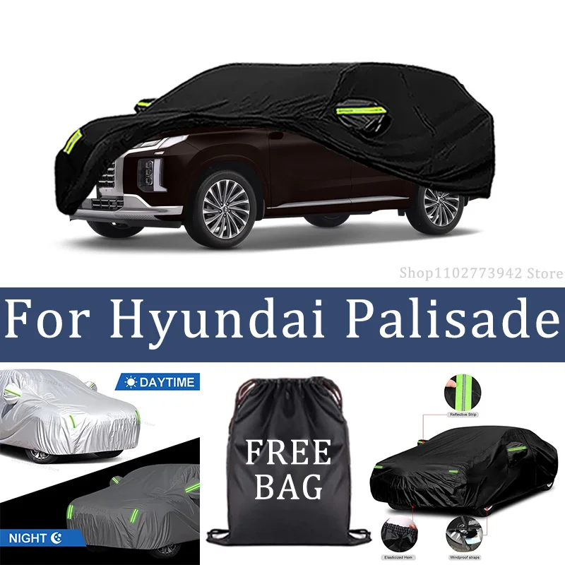 

﻿ For Hyundai Palisade Car Cover Car Waterproof All Weather Automobiles Full Exterior Covers - Sun-proof Outdoor Anti scratch