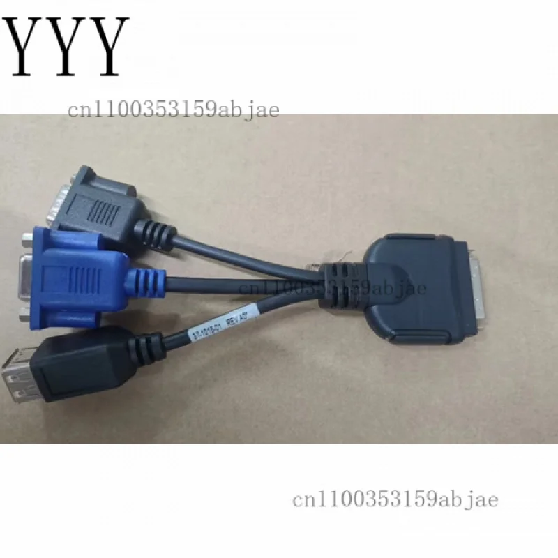 Используется для Cisco 37-1016-01 UCS KVM-ключ VGA, последовательный USB-адаптер серверного кабеля DB9