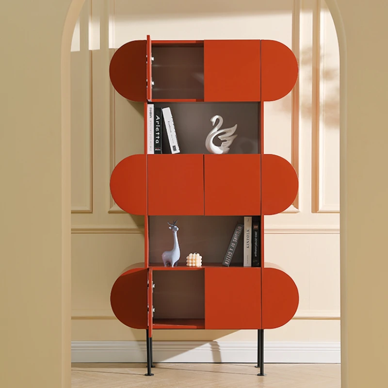 YY Creative Bookshelf Living Room Multi-Layer Display Stand High Bookshelf Bookcase