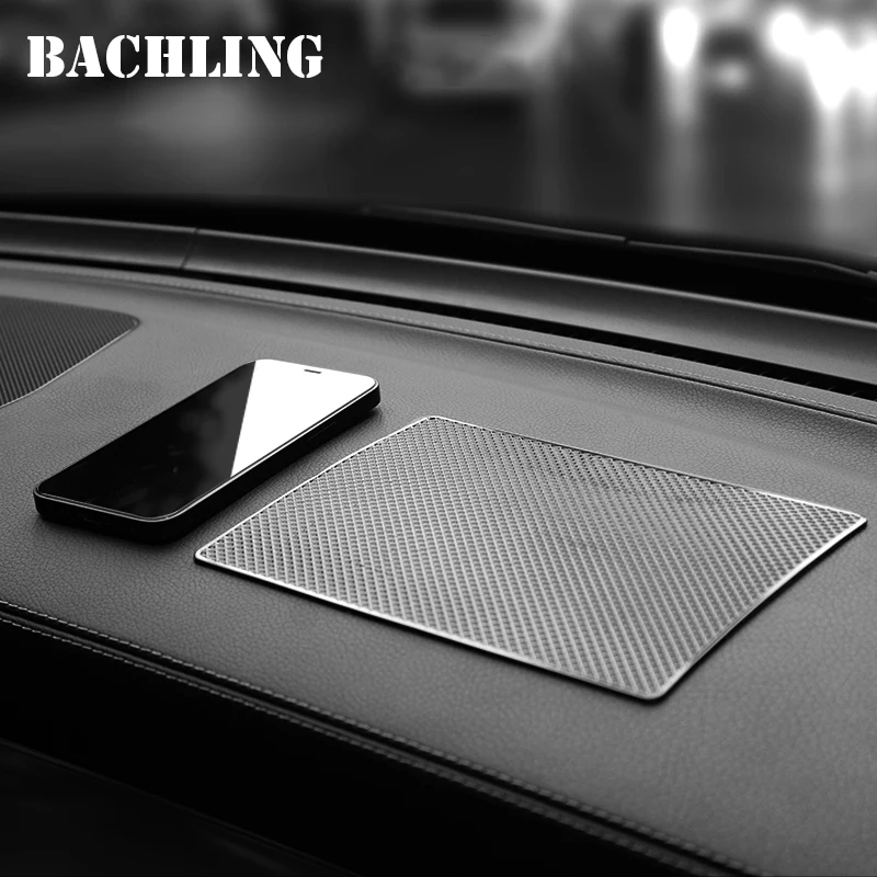 1 Pcs Universal Car Dashboard Non Slip Sticky Pad Phone Holder Mat Car Non Mat Sticky Anti Slip PVC Pads Heat Resistant