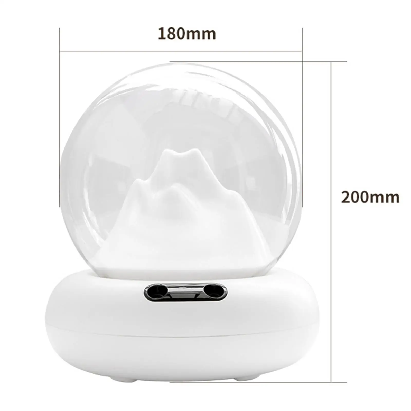 Air Humidifier USB Rechargeable Desktop Air Diffuser for Office Bedroom SPA
