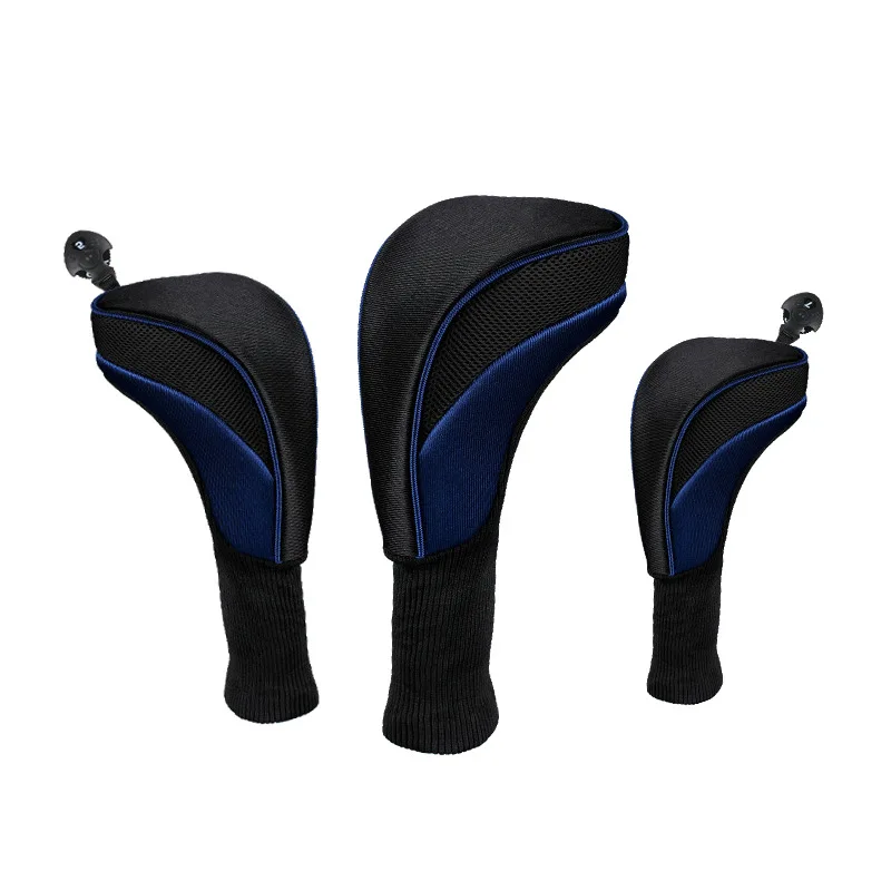 Premium Golf Club Cap Set 3 Piece Set Perfect for Driver Fairway Woods Hybrid Woods Use Stylish and Durable Golf Accessory Cap