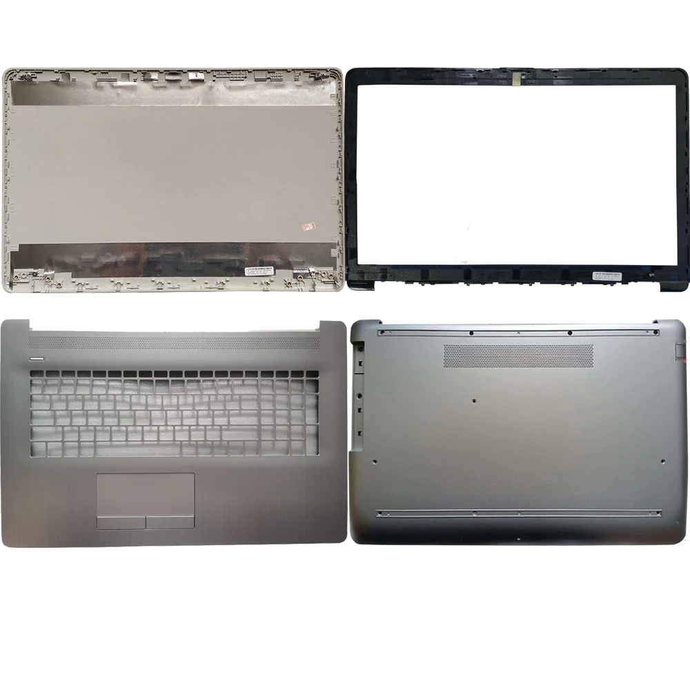Escudo para hp Pavilion 17-por 17-ca 17t-by 17z-ca Lcd Capa Traseira Moldura Palmrest Capa Superior Case Base Inferior L22508001 Novo