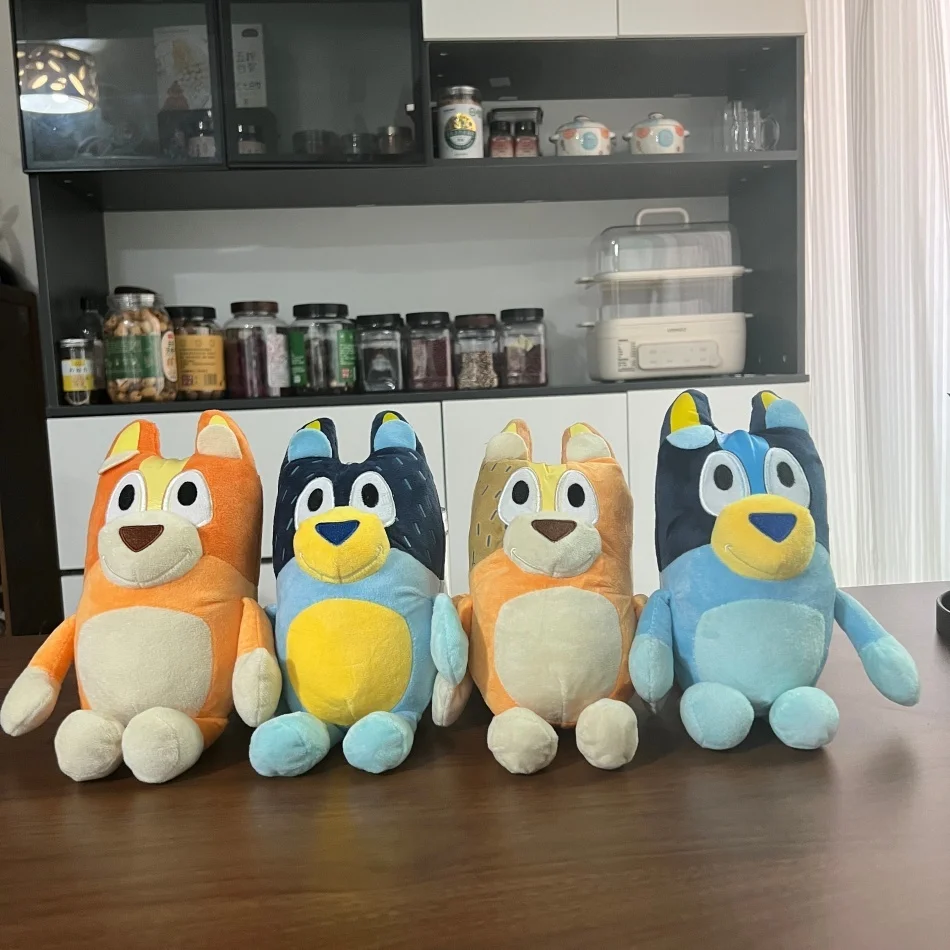 ตุ๊กตาบลูอี้ ขนาด 25 ซม. ตุ๊กตาสุนัขบลูอี้ บิงโก ตุ๊กตาผ้ากำมะหยี่นุ่ม ของขวัญวันเกิดสำหรับครอบครัว