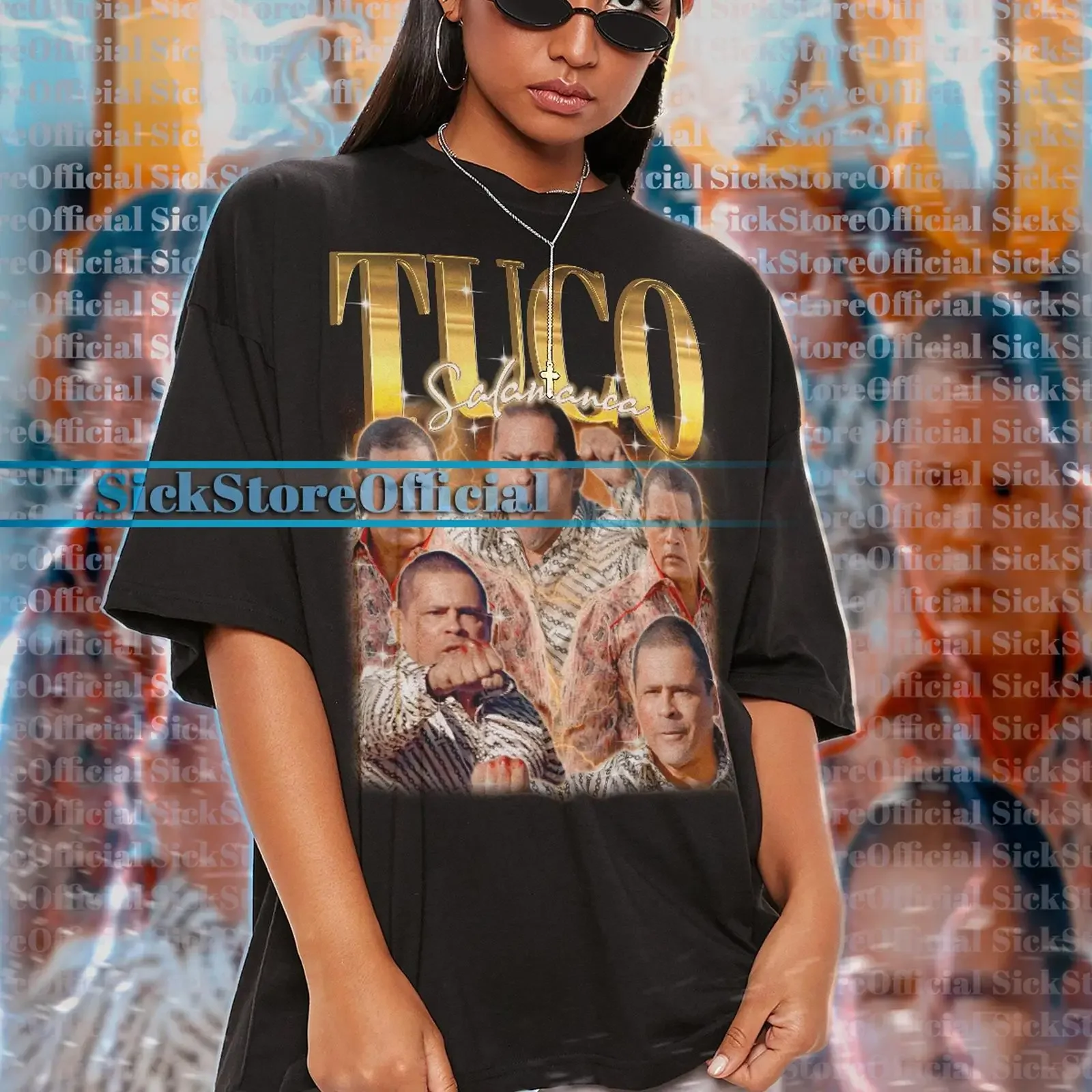 Tuco Salamanca Vintage 90s Homage T Shirt Retro Fan Casual Streetwear  vintage Washed graphic Stylish Slightly Stretched Soft