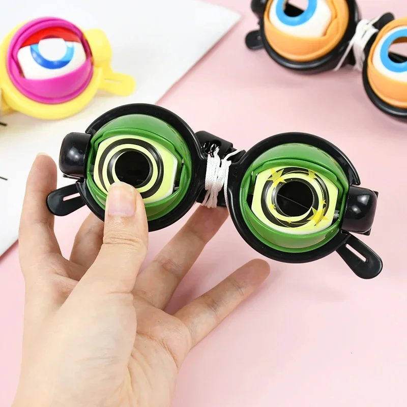 Funny Glasses for Kids Adults Crazy Googly Eyes Glasses with Blinking Eyeball Novelty Halloween Christmas Gifts Prank Props