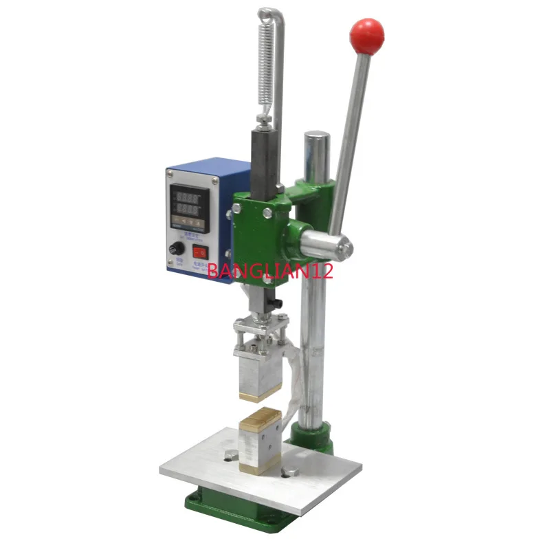 

Цифровой дисплей, ручной пресс для ремонта молний, термопресс с верхним и нижним нагревом, двойные медные формы