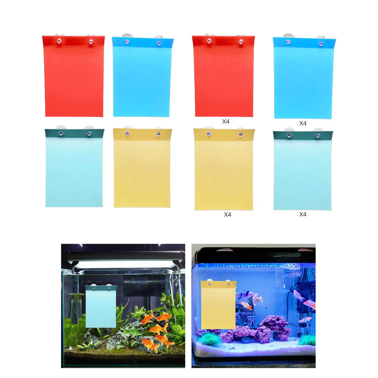 Breeding Slate Durable Reusable Slate with Suction Cup for Fish Spawning