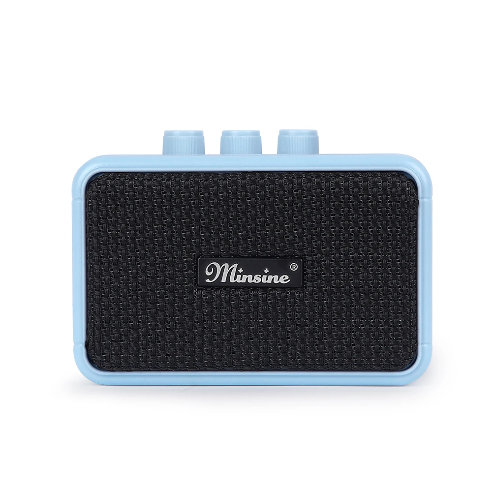 1.75 Inch Double Speaker 6.35MM Musical Instrument Input 5 Watt Professional Mini Amplifier