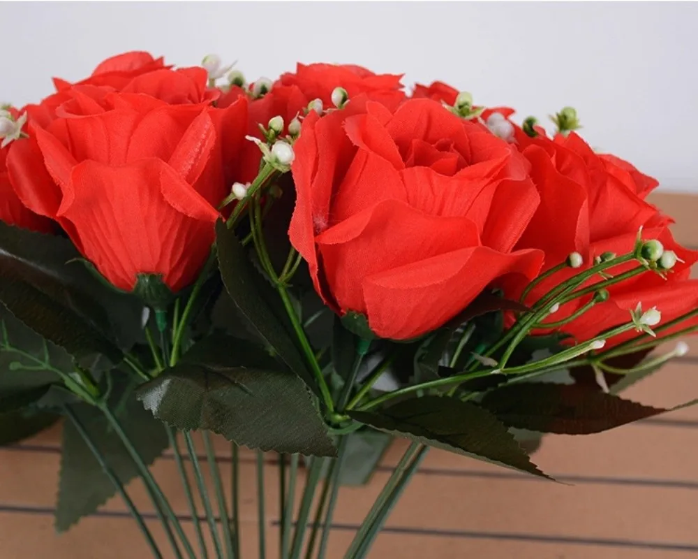 18 Köpfe Echte Glückliche Blumen in 8 Farben, Mini-Valentinstag-Blumen für Fotografie, Geschenk, Kristallgras-Bouquet – Detail 3