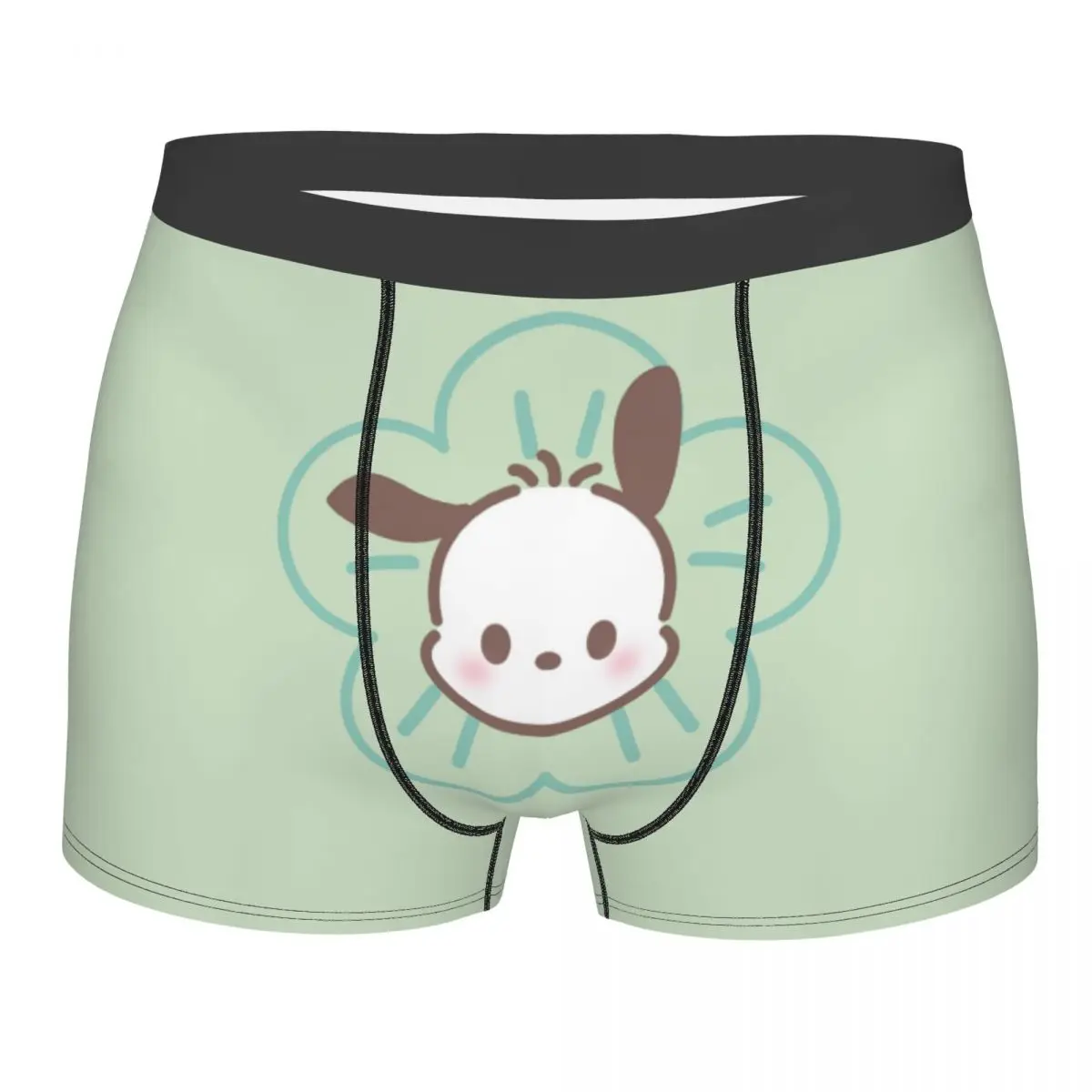 

Пользовательские крутые боксеры в стиле аниме Pochacco, шорты, мужские трусы, дышащие трусы, нижнее белье