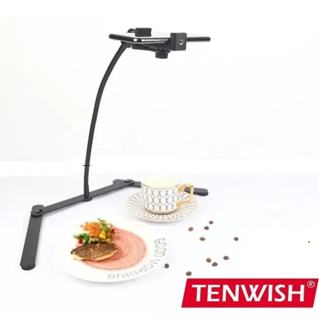 سطح المكتب حامل هاتف المحمول حامل ، التصوير الفوتوغرافي العلوي قوس اطلاق النار ، Youtuber Tiktok الفنان اللوحة ، سجل الحرفية أداة فيديو