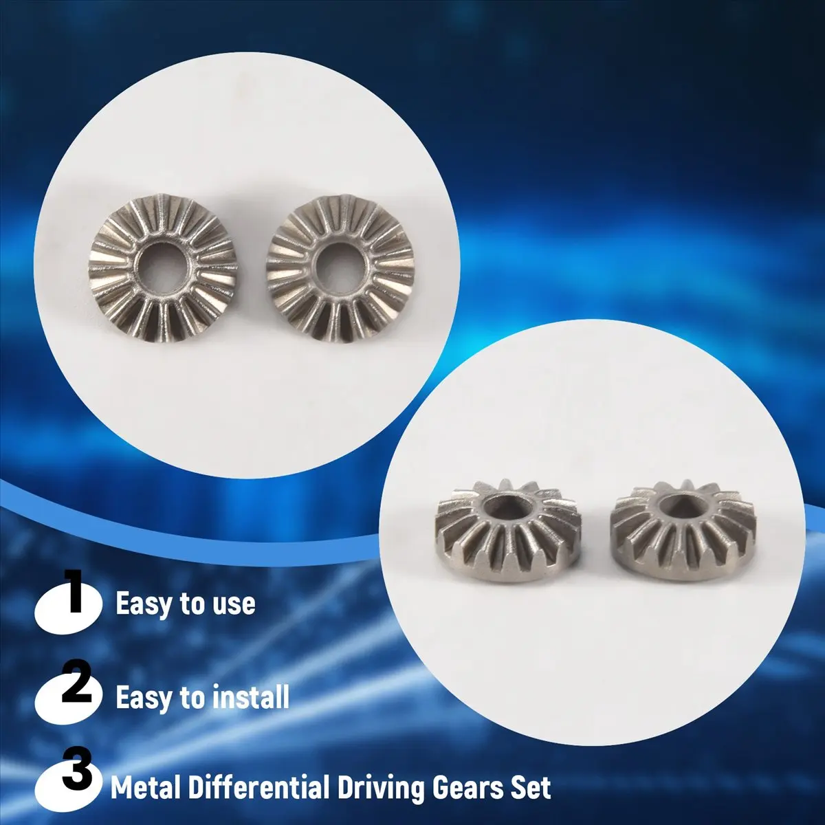 A48U Metal Differential Driving Gears for HBX 16889 16889A 16890 16890A SG 1601 SG 1602 SG1601 RC Car Parts Accessories