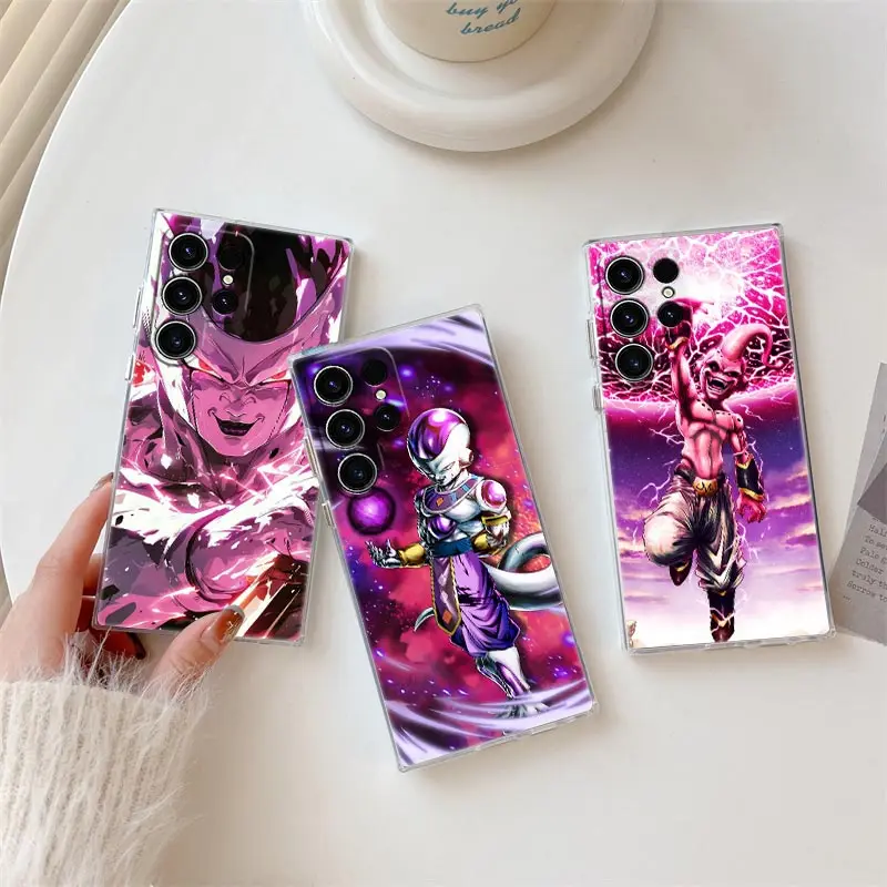 

Dragons Balls Anime Frieza Majin Buu S26 Ultra Case For Samsung Galaxy S25 S26 S24 S23 Ultra S22 S20 Plus S21 FE A57 Phone Cover