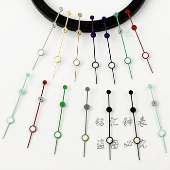 NH35 12.5 مللي متر الغوص المياه شبح اليد الثانية أحمر أخضر أزرق ساعة الأيدي ل NH35/NH36/4R/7S حركة الساعات مؤشرات