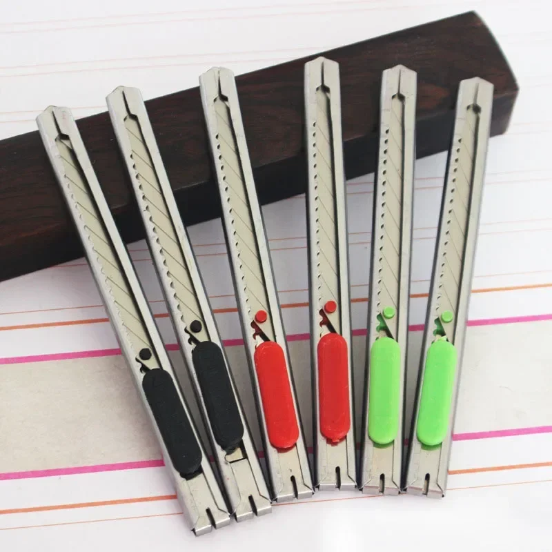 1pcs Utility Leather Knife DIY Art Cutter Tools Art Supplies Cutter Knife Stainless steel Craft Knife 30 Degree Blade Stationery