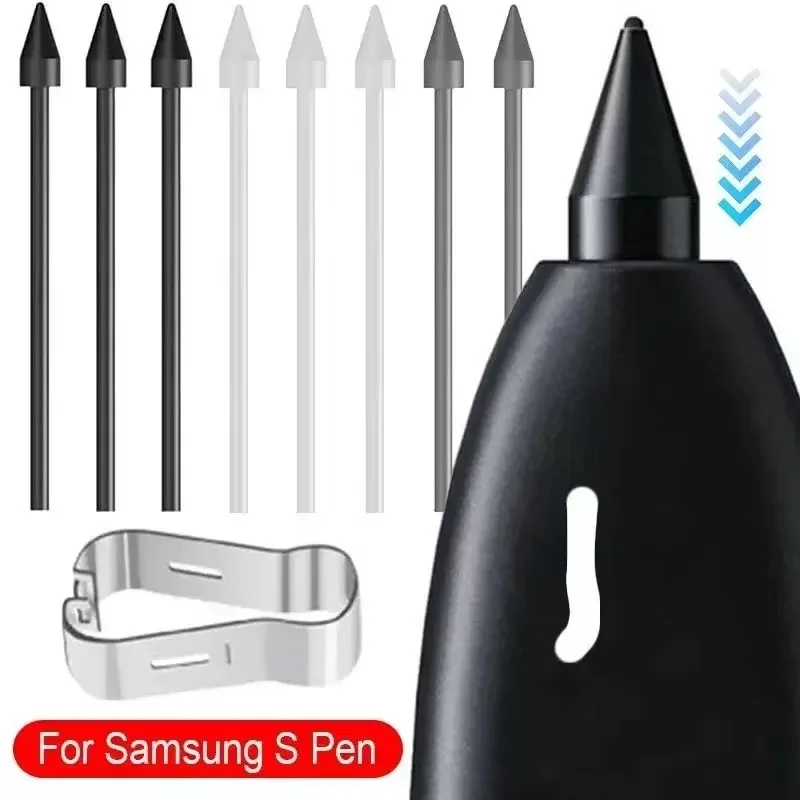 Pencil Tips for Galaxy Tab S6 Lite S6 S9 S20 Stylus Pen Replacement Tip Nib for Samsung Galaxy Tab S7 FE S8+ S8 Ultra Spare Nibs