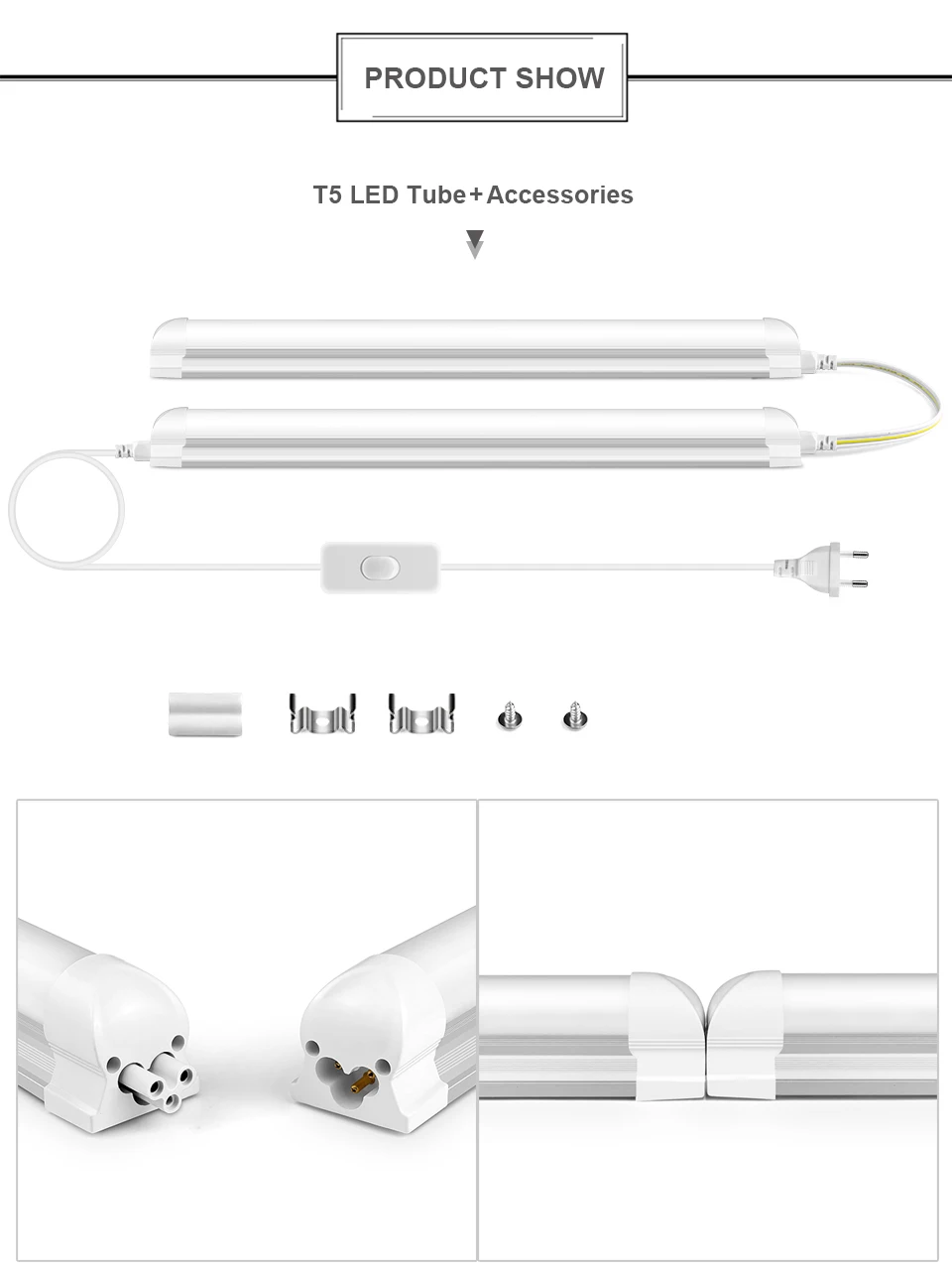 50CM Röhre LED T5 15W/ T8 25W LED Bar Licht Ersetzen Leuchtstoffröhre Glühbirnen Schrank Küche Wandleuchte Beleuchtung -J – Detail 6