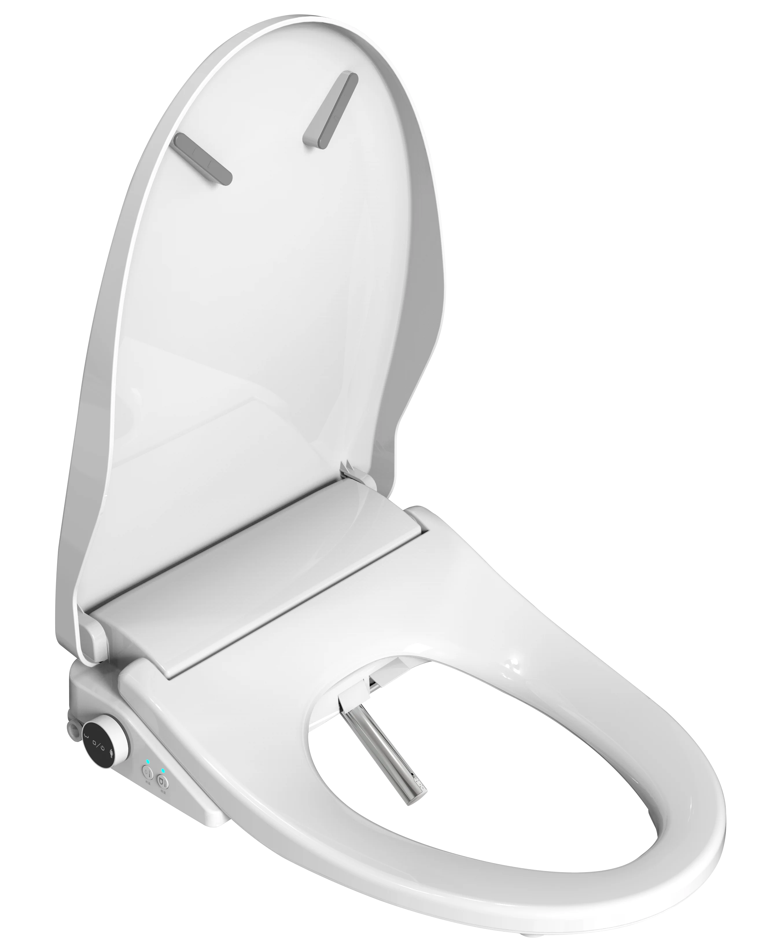 V-Type Smart Bidet Toilet Seat, Sensor Lid, Gentle Wash & Warm Air Dry for Elderly & Pregnant Users