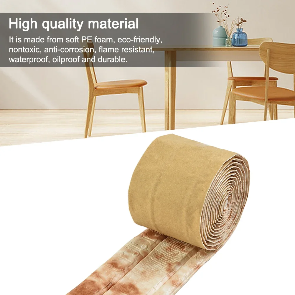 Wall Skirting Border Trim 230cm Made From Soft And Elastic Foam Suitable For Wall Repair Balcony Decoration And Door Frames