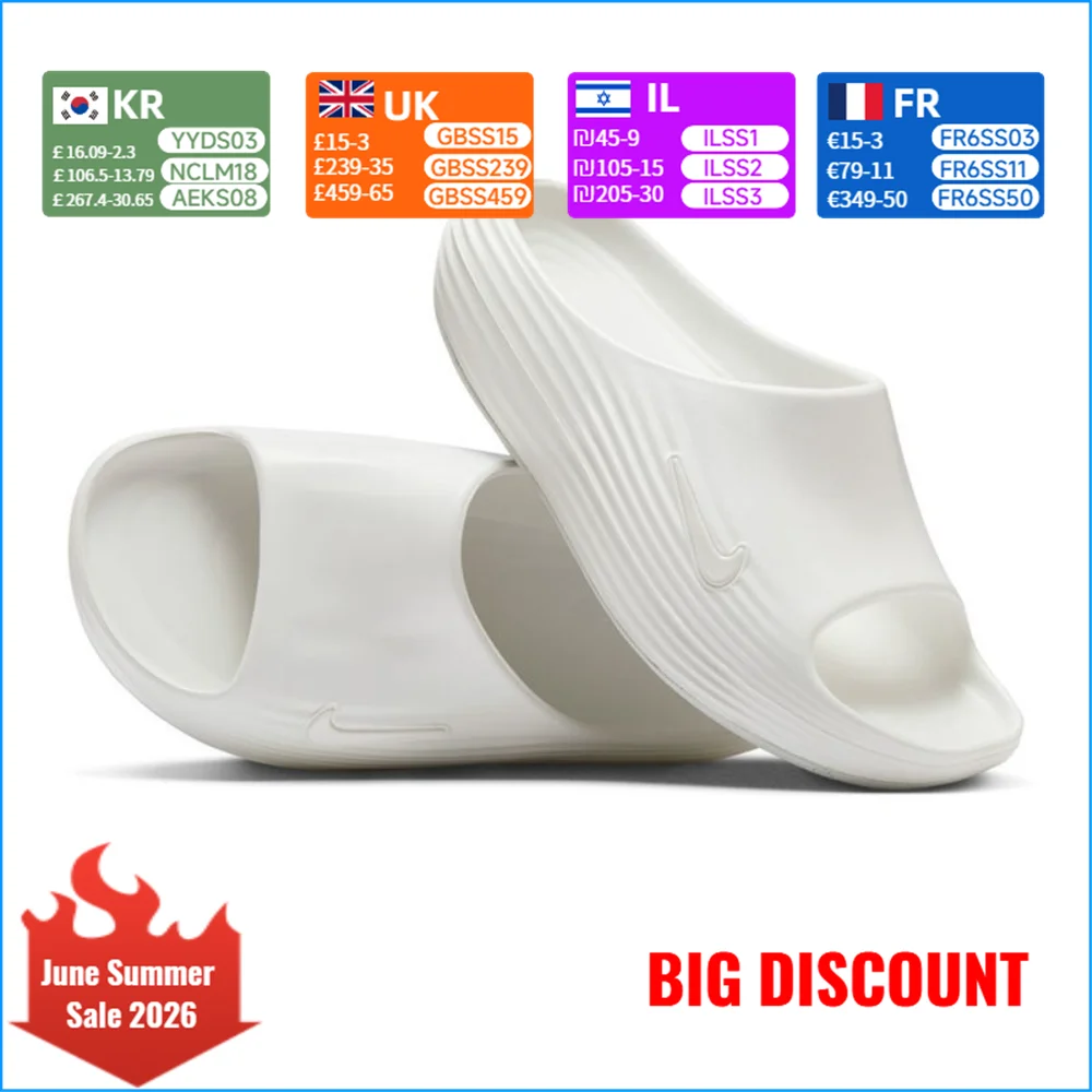NIKE REACTX REJUVEN8 Women's Sports Slippers  Non-Slip, Durable, Comfortable, and Odor-Resistant  HV4484-100